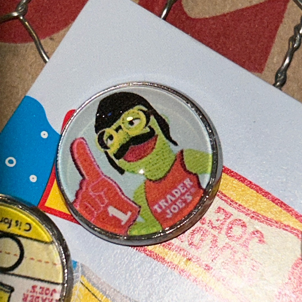 Trader Joe’s Button 18mm Fearless Flyer